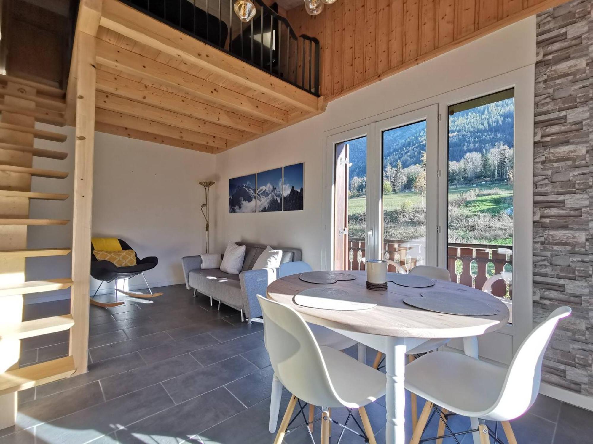 Apt Nala - Sunny Renovated Duplex - 2Bed Apt - Views - Hikes Apartman Les Houches Kültér fotó